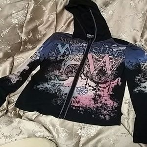 Women's hoodie petite large vanilla sugar